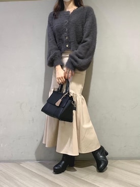 マジェスティックレゴンアミュプラザ鹿児島店スタッフさん(レディース・165cm)の冬コーディネート