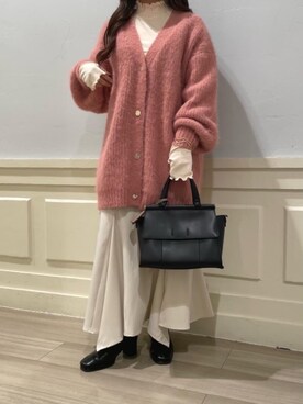 マジェスティックレゴンアミュプラザ鹿児島店スタッフさん(レディース・146cm)の冬コーディネート