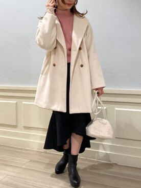 マジェスティックレゴンアミュプラザ鹿児島店スタッフさん（レディース・165cm）の冬コーディネート