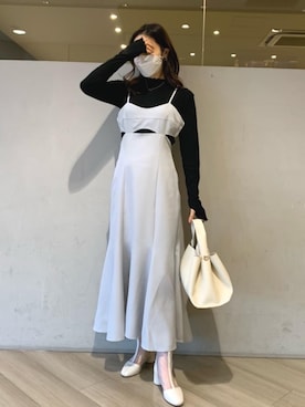 「わんぴ」｜マジェスティックレゴンアミュプラザ鹿児島店スタッフさん（レディース・165cm）の冬コーディネート