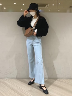 マジェスティックレゴンアミュプラザ鹿児島店スタッフさん（レディース・165cm）の春コーディネート