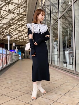 マジェスティックレゴンアミュプラザ鹿児島店スタッフさん（レディース・165cm）の春コーディネート