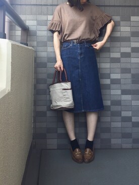 Spick &amp; Span - Spick&amp;Span【L&#39;eclair】フリルレーストップス Spick & Span（スピックアンドスパン）の「【L'eclair】フリル