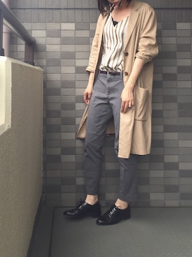 momori▽▲さん（レディース・156cm）の春コーディネート