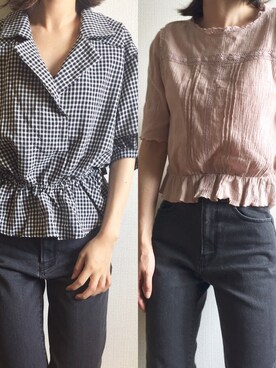 momori▽▲さん（レディース・156cm）の夏コーディネート