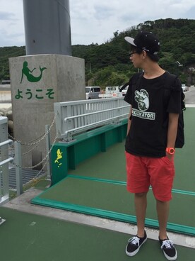 「KaneZ（ケインズ）のアイテム（キャップ）」を使った、くぼです。さん（メンズ・178cm）の秋コーディネート