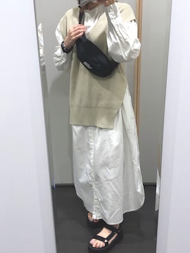 「Teva（テバ）のTeva / プラットフォーム ユニバーサル（サンダル）」を使った、yuuaさん（レディース・154cm）の春コーディネート