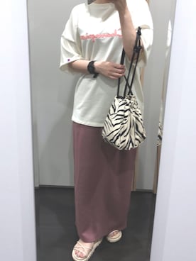 「LE FOYER（ルフォワイエ）のアイテム」を使った、yuuaさん（レディース・154cm）の夏コーディネート