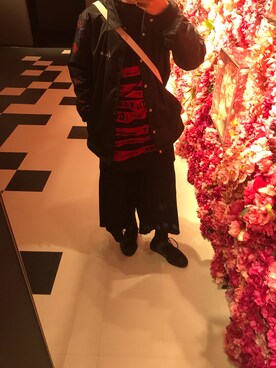 「Yohji Yamamoto POUR HOMME（ヨウジヤマモトプールオム）のアイテム（ナイロンジャケット）」を使った、ｳｴﾏﾂさん（メンズ・170cm）の春コーディネート