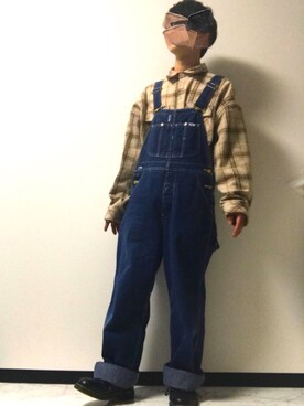 「AAA（トリプルエー）のアイテム」を使った、しやばさん（メンズ・169cm）の秋コーディネート