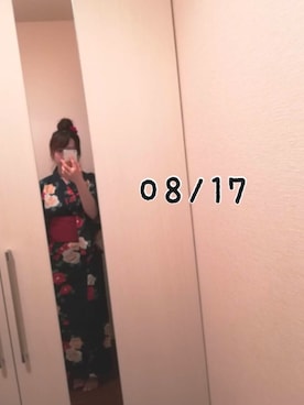 「GRL」｜「アイテム（浴衣）」を使った、smmさん（レディース・163cm）の夏コーディネート