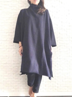 「Lee（リー）のアイテム（その他パンツ）」を使った、madokaさん（レディース・158cm）の秋コーディネート
