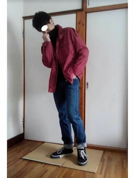 エイシュンさん（メンズ・173cm）の春コーディネート