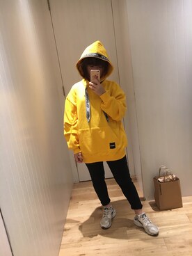 「:CHOCOOLATEのアイテム（トップス）」を使った、Sunny Huangさん（レディース・152cm）の春コーディネート