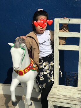 「ROPE' PICNIC（ロペピクニック）のアイテム（ジャケット/アウター）」を使った、きりわかさん（キッズ・110cm）の秋コーディネート
