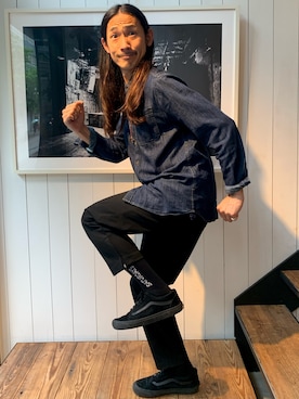 「Saturdays NYC（サタデーズ ニューヨークシティ ）のアイテム（レッグウェア）」を使った、Ken.Nakamuraさん（メンズ・173cm）の春コーディネート
