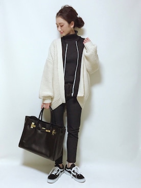 「JOURNAL STANDARD relume（ジャーナルスタンダード　レリューム）のアイテム（アクセサリー）」を使った、TOMOKAさん（レディース・162cm）の冬コーディネート