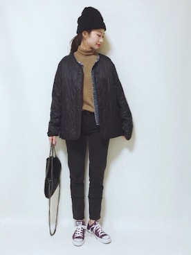 TOMOKAさん（レディース・162cm）の冬コーディネート