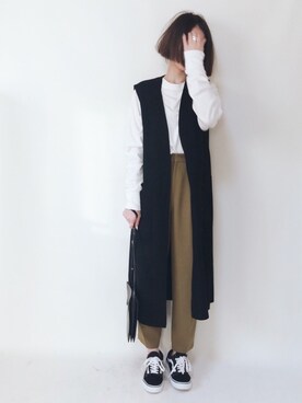 「ZARA（ザラ）のアイテム（その他アウター）」を使った、TOMOKAさん（レディース・162cm）の春コーディネート