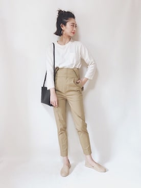 「H&M（エイチ・アンド・エム）のアイテム（アクセサリー）」を使った、TOMOKAさん（レディース・162cm）の春コーディネート