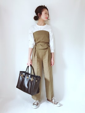 TOMOKAさん（レディース・162cm）の春コーディネート