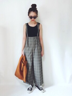 「UNITED ARROWS（ユナイテッドアローズ）のアイテム（ピアス（両耳用））」を使った、TOMOKAさん（レディース・162cm）の夏コーディネート
