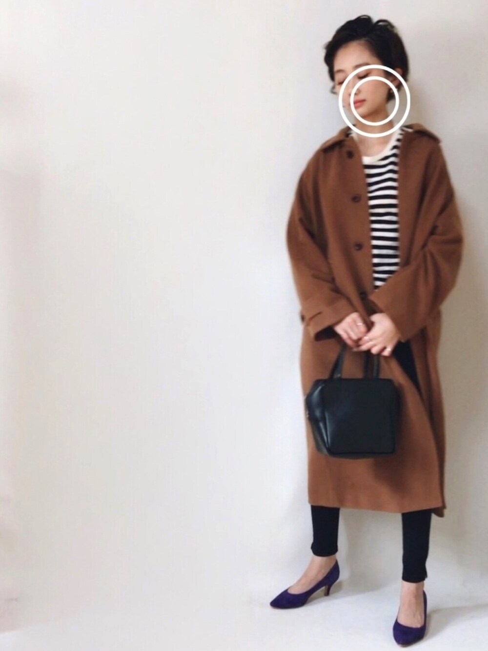 「URBAN RESEARCH DOORSのウールバルマカンコート（その他アウター、イエロー系）」を使った、TOMOKAさん（レディース・162cm）の秋コーディネートの1枚目の写真
