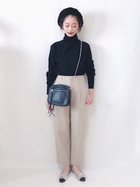 TOMOKAさん（レディース・162cm）の冬コーディネート