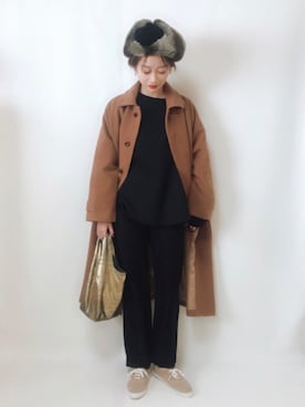 TOMOKAさん（レディース・162cm）の冬コーディネート