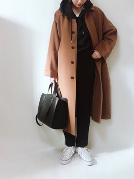 TOMOKAさん（レディース・162cm）の冬コーディネート