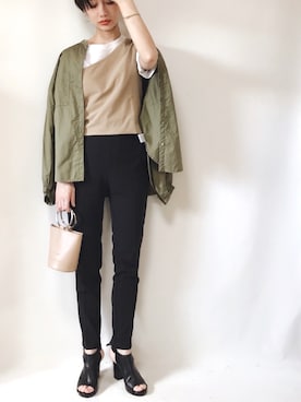 TOMOKAさん（レディース・162cm）の夏コーディネート