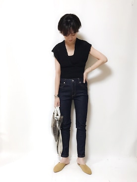 「MACPHEE（マカフィー）のアイテム」を使った、TOMOKAさん（レディース・162cm）の夏コーディネート