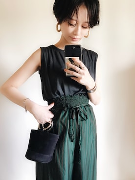 TOMOKAさん（レディース・162cm）の夏コーディネート