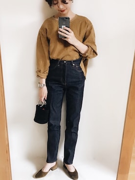 「THE SHINZONE（ザ　シンゾーン）のIVY JEANS（デニムパンツ）」を使った、TOMOKAさん（レディース・162cm）の秋コーディネート