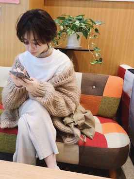 「reca（レカ）のアイテム（ワンピース/ドレス）」を使った、TOMOKAさん（レディース・162cm）の冬コーディネート