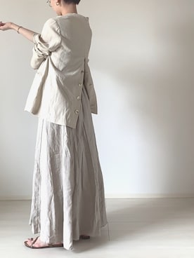 「LUCA/LADY LUCK LUCA（ルカ/レディラックルカ）のアイテム」を使った、TOMOKAさん（レディース・163cm）の夏コーディネート