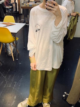 「LANDWARDS（ランドワーズ）のアイテム」を使った、TOMOKAさん（レディース・162cm）の秋コーディネート