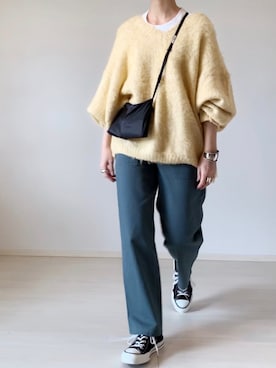 「Lepidos（レピドス）のアイテム」を使った、TOMOKAさん（レディース・162cm）の秋コーディネート