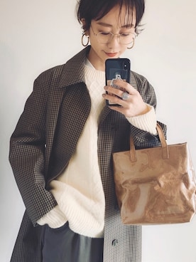 TOMOKAさん(レディース・162cm)の冬コーディネート