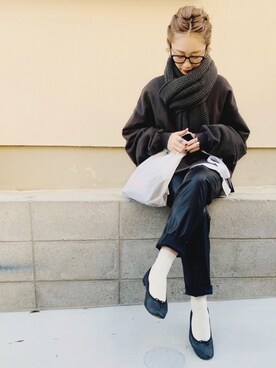 TOMOKAさん（レディース・162cm）の冬コーディネート