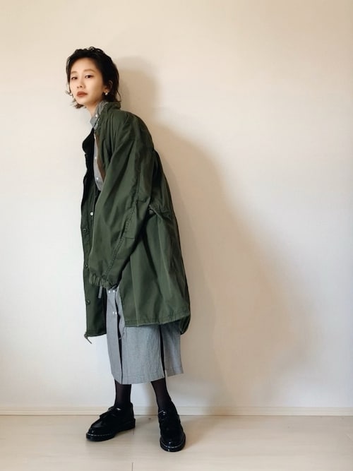 dahl'ia（ダリア）＞ M65 リメイク ミリタリーコート§◇を使った