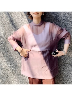 「IDEALITE（イディアライト）のアイテム」を使った、TOMOKAさん（レディース・162cm）の春コーディネート