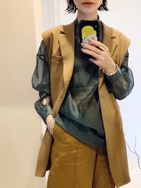 「IDEALITE（イディアライト）のアイテム」を使った、TOMOKAさん（レディース・162cm）の春コーディネート