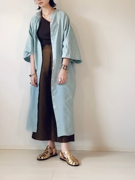 「REMME（レメ）のアイテム」を使った、TOMOKAさん（レディース・162cm）の夏コーディネート