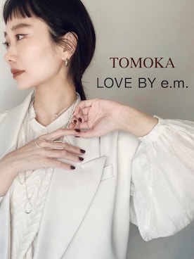 「LOVE BY e.m. （ラブバイイーエム）のアイテム」を使った、TOMOKAさん（レディース・162cm）の秋コーディネート