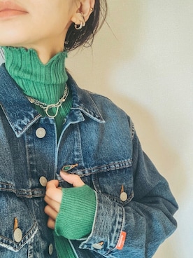 「LOVE BY e.m. （ラブバイイーエム）のアイテム」を使った、TOMOKAさん（レディース・162cm）の秋コーディネート