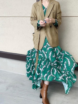 「LOVE BY e.m. （ラブバイイーエム）のアイテム」を使った、TOMOKAさん（レディース・162cm）の秋コーディネート