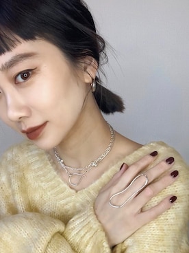 「LOVE BY e.m. （ラブバイイーエム）のアイテム」を使った、TOMOKAさん（レディース・162cm）の秋コーディネート