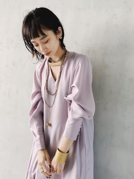 「LOVE BY e.m. （ラブバイイーエム）のアイテム」を使った、TOMOKAさん（レディース・162cm）の秋コーディネート