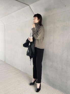 TOMOKAさん（レディース・162cm）の冬コーディネート